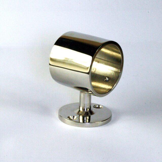 Solid Brass Bracket for 38mm Pole with Low Projection