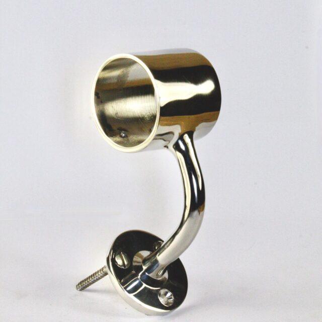 Solid Brass Handrail Bracket for 38mm Rods - 1.5" Diameter Rods